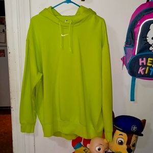 NWOT Nike women's hoodie,  size Large,  neon green